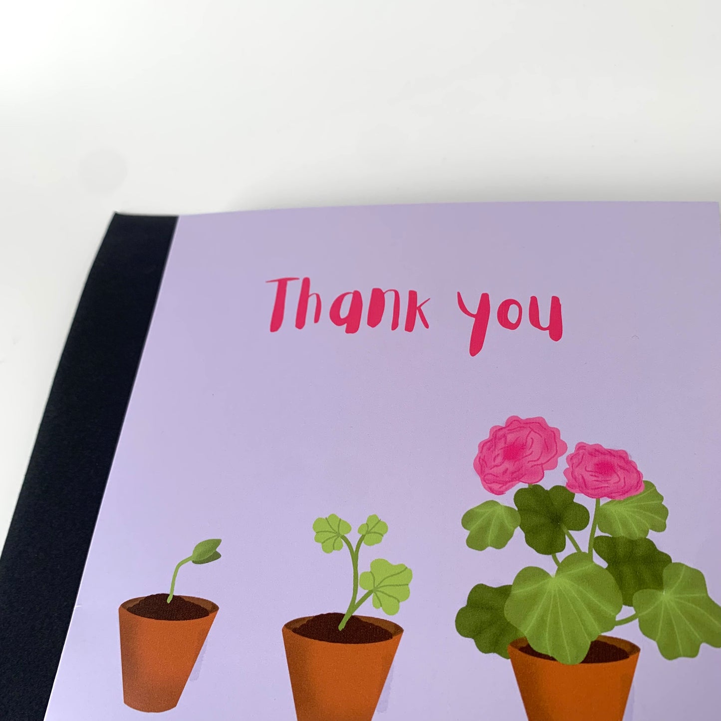 Thank you for helping me grow science biology teacher thank you greetings card